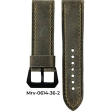 24X24 Mrv Premium Spor Gri Crazy Doğal Dikiş Siyah Toka