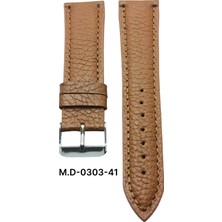 Mrv 26 Mm-M.d Bombeli Taba Flotur Doğal Dikiş Deri Kordon