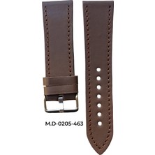 Mrv 24 Mm-M.d Spor Kahverengi Düz Doğal Dikiş Deri Kordon