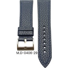 Mrv 20 Mm-M.d Spor Lacivert Flotur Doğal Dikiş Deri Kordon