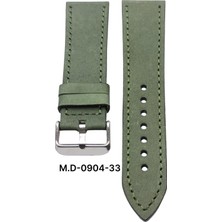 Mrv 24 Mm-M.d Spor Yeşil Nubuk Doğal Dikiş Deri Kordon