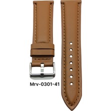 22 Mm-Mrv Bombeli Taba Düz Doğal Dikiş Deri Kordon