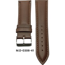 Mrv 26 Mm-M.d Bombeli Ceviz Düz Doğal Dikiş Deri Kordon