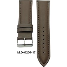 Mrv 24 Mm-M.d Bombeli Kahverengi Düz Doğal Dikiş Deri Kordon