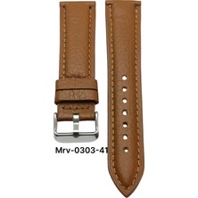 22 Mm-Mrv Bombeli Taba Flotur Doğal Dikiş Deri Kordon