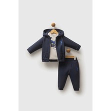 The Log İnvest U.s. Polo Assn 3'lü Takım USB2584 Lacivert