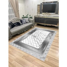 Home Yıkanabilir Kaymaz Taban Halı Mutfak Dekor Yolluk Koridor Halısı Salon Halısı Malenaaçıkgribeyaz