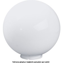 Yakan Aydınlatma 1 Adet  Ø50cm Küre Glop  Akrilik Opal yalnızca gloptur bağlantı parçasına ihtiyaç duyar