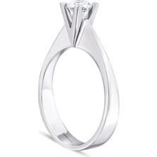 Assos Pırlanta 0.35 Karat Pırlanta Tektaş Yüzük