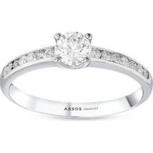 Assos Pırlanta 0.25 Karat Pırlanta Tektaş Yüzük