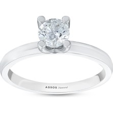 Assos Pırlanta 0.15 Karat Pırlanta Tektaş Yüzük