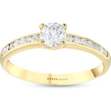 Assos Pırlanta 0.37 Karat Pırlanta Tektaş Yüzük