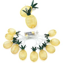 2m 10 LED Pilli 2 Kademeli Ananas LED Işık MZ6200-251