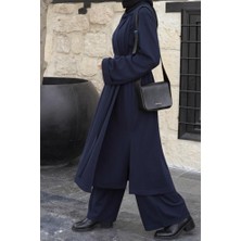 Ande Tesettür Triko Pantolon - Lacivert