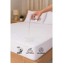 Formeya Pamukkale Fitted Su Sıvı Geçirmez %100 Pamuk Yatak Koruyucu Alez