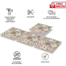 Storemax Kendinden Yapışkanlı Çıkartması, Zemin Duvar Kaplama, Yapışkanlı Kaplama Pvc Apricot Desenli 30X30 cm (11 Adet / 1 M²)