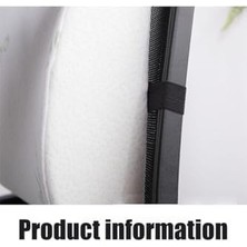 Storemax Whiteblanco Bambu Kılıflı Oturma Minderi ve Sırt Yastığı Seti