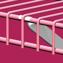 Storemax 56606 Tel Raf Için 12 Inç Destek Braketleri, 2'li Paket, Beyaz