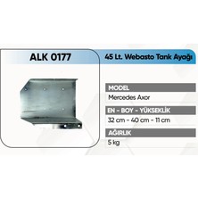  alkotek axor webasto tank ayağı 45 lt.