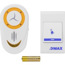 Storemax Kablosuz Kapı Zili | Pilli, Güçlü ve Şık Tasarımlı Ev & Ofis Zil Sistemi (Asorti Renk Karışık)