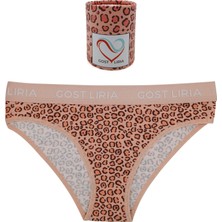 GOST LİRİA - Leopard Desenli Kadın Slip Külot