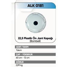  alkotek jant kapağı plastik ön 22,5 beyaz