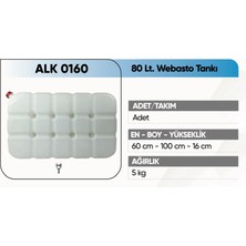  alkotek webasto tankı 80lt ( rekorlu ) beyaz