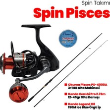 Okuma Pisces 4000A - Kendo Kenshi Pro 273 cm Spin Set