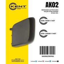  kent mercedes mp4 ayna kapağı siyah sol