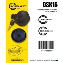  kent mazot depo kapağı plastik kilitli klavuzlu