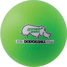 Storemax Sports Rhino Skin Dodball (Tek Kişilik Yatak, Neon Yeşil, 15,2 Cm)
