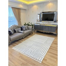 Home Yıkanabilir Kaymaz Taban Halı Mutfak Dekor Yolluk Koridor Halısı Salon Halısı 1343AÇIKGRİ