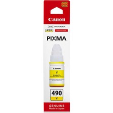 Canon GI-490-0666C001 Sarı Orijinal Mürekkep-C Grade
