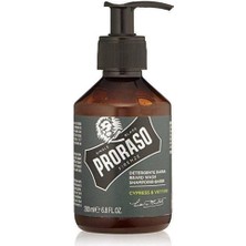 Storemax Proraso Cypress & Vetyver Sakal Şampuanı, Kirleri Gideren ve Etkili Bir Şekilde Temizleyen Erkek Sakal Bakımı Için Profesyonel Nemlendirici Şampuan, 200 ml (1'li Paket)