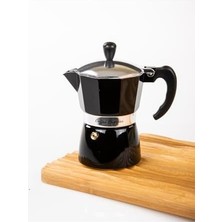 Storemax Mokapot -3 Cups Coffeehutt Bigg Coffee Kahve Demleme Kahve Ekipmanı Italyan Filtre Kahve Makinesi,siyah, FAN128S