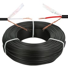AV808 0.20MM Kesit Bitişik ve Blendajlı Ikili 100 Metre Kalın Walkman Mikrofon Ses Kablo
