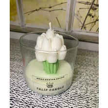 Merz Design Decor Dekoratif Kokulu Lale Buketi %100 Doğal Soya Wax Vegan Mum