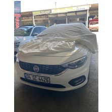 İçel Çadır Fiat Egea Sedan 2015–2025 Pamuk Kumaşlı Araç Çadırı Dolu ve Güneş Koruyucu Oto Brandası