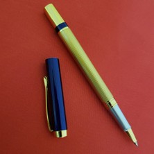 Kutulu Lacivert Tasarım Roller Kalem