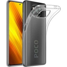 Ennar Poco X3 Kılıf 0.2 mm Ultra Ince Şeffaf Silikon Kapak