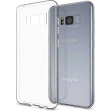Ennar Samsung Galaxy S8 Plus Kılıf 0.2 mm Ultra Ince Şeffaf Silikon Kapak