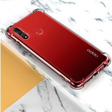 Ennar Oppo A31 Uyumlu Darbeye Dayanıklı Köşe Korumalı Kılıf Anti Şok Şeffaf Kapak