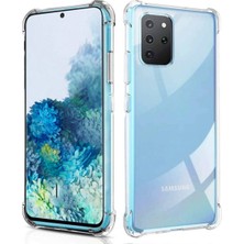 Ennar Samsung Galaxy S20 Plus Uyumlu Darbeye Dayanıklı Köşe Korumalı Kılıf Anti Şok Şeffaf Kapak