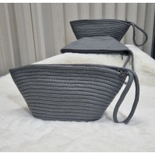 Livoras Home Kadın Jüt Ip Çanta, Hediyelik, Hasır Çanta