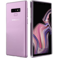 Ennar Samsung Galaxy Note 9 Kılıf Uyumlu Darbeye Dayanıklı 2.0 mm Ince Şeffaf Silikon Kapak