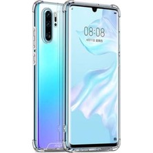 Ennar Huawei P30 Pro Uyumlu Darbeye Dayanıklı Köşe Korumalı Kılıf Anti Şok Şeffaf Kapak