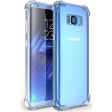 Ennar Samsung Galaxy S8 Uyumlu Darbeye Dayanıklı Köşe Korumalı Kılıf Anti Şok Şeffaf Kapak