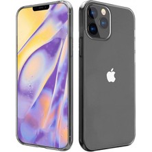 Ennar Apple iPhone 12 Pro Max Kılıf Uyumlu Darbeye Dayanıklı 2.0 mm Ince Şeffaf Silikon Kapak