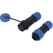 SD16 Su Geçirmez 2 Pin 16 mm Konnektör Takımı