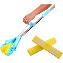 Hansel Kelebek Mop Paspas İçin 2 Adet Yedek Sünger Krem Renkli Yüksek Emicilik Özelliği ile